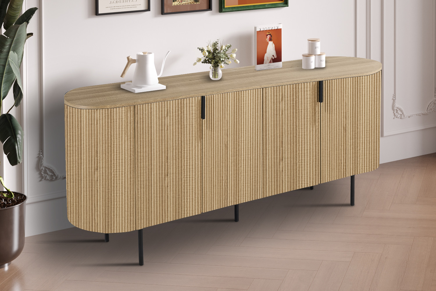 Image 1 for Dressoir Lagos 200 cm Decor Eik Naturel