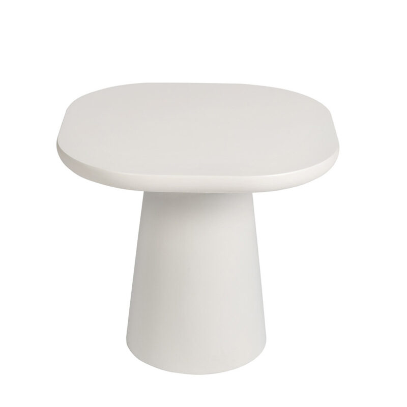 Image 5 for SALE - Salontafel Tavira 55 cm Ovaal Cement Wit