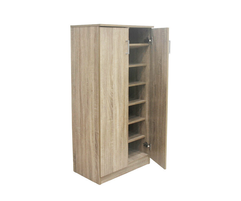 Image 6 for NEW - Schoenenkast Maurice 2 deuren Decor Sonoma