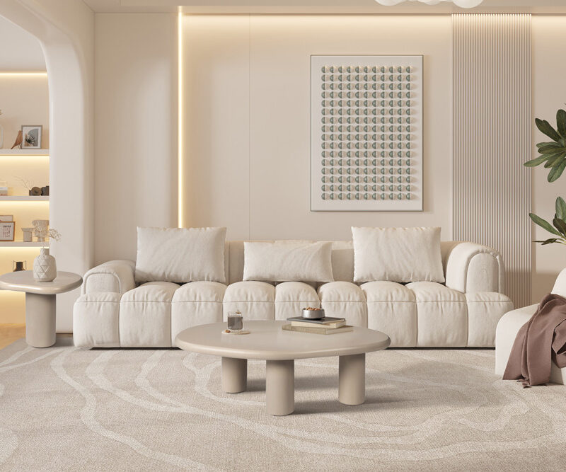 Image 3 for Salontafel Tavira 120 cm Cement Beige