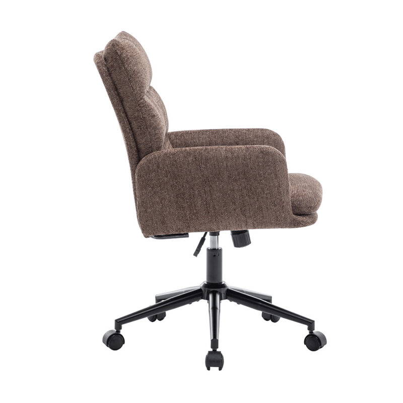 Image 5 for Bureaustoel Aimé Stof Fabb Raven 45 Bruin