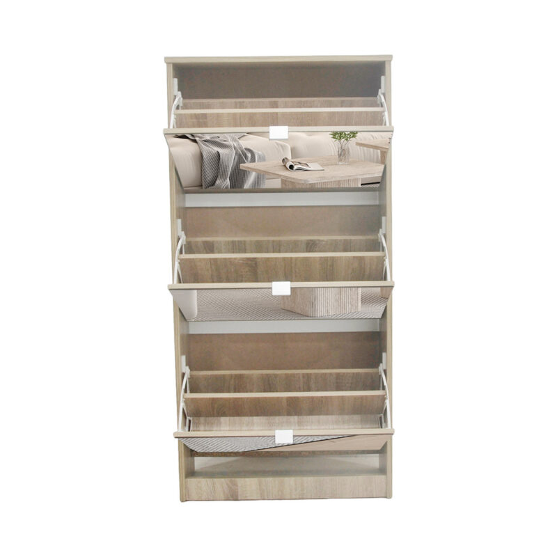 Image 7 for NEW - Schoenenkast Mex Spiegel 3 laden Decor Sonoma