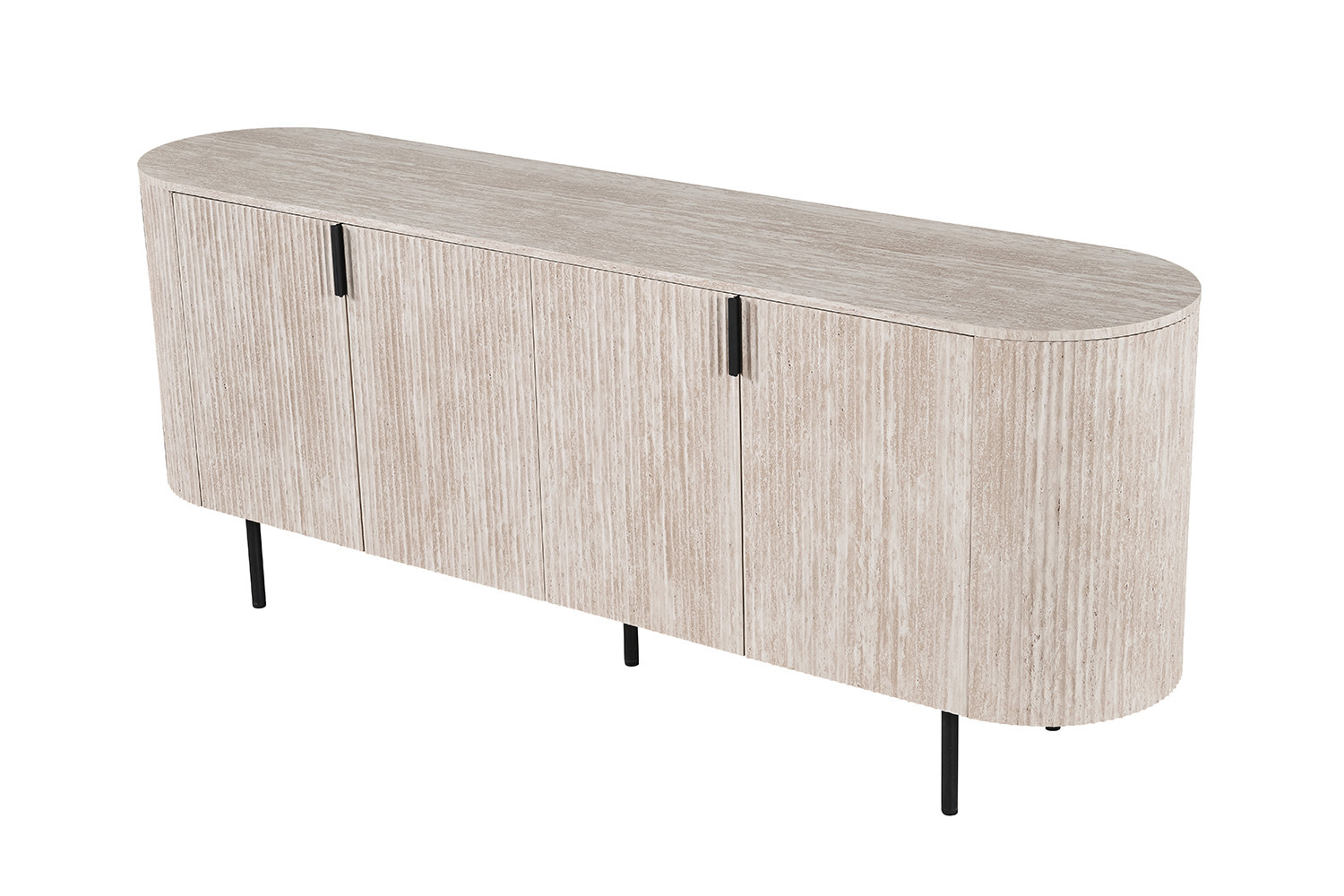 Image 4 for Dressoir Lagos 200 cm Decor Travertin Beige