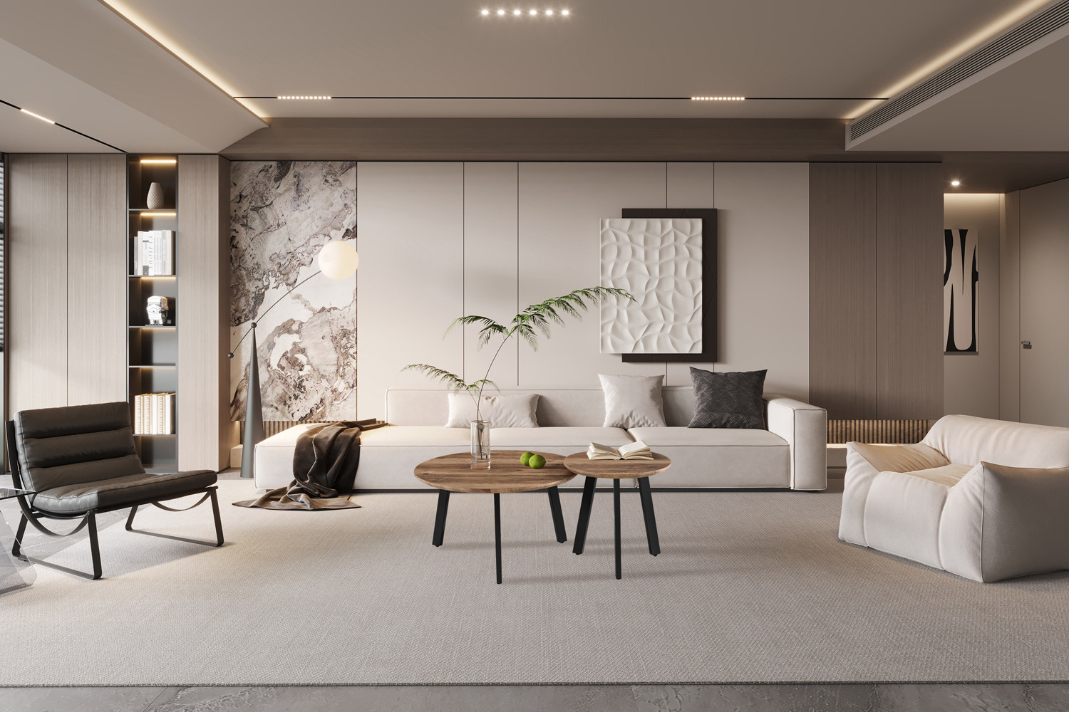 Image 2 for Set van 2 Salontafels Aziz Decor Mango