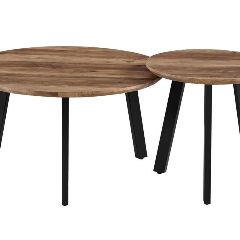 Image 3 for SALE - Set van 2 Salontafels Aziz Decor Mango
