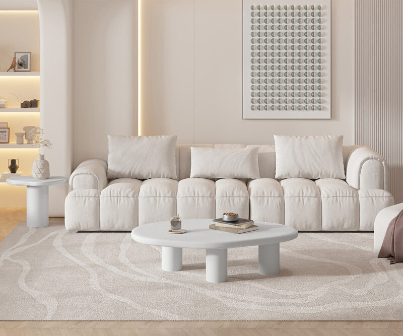 Image 2 for NEW - Salontafel Tavira 120 cm Cement Ecru