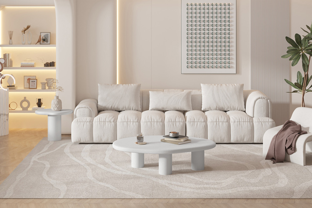 Image 2 for NEW - Salontafel Tavira 120 cm Cement Ecru