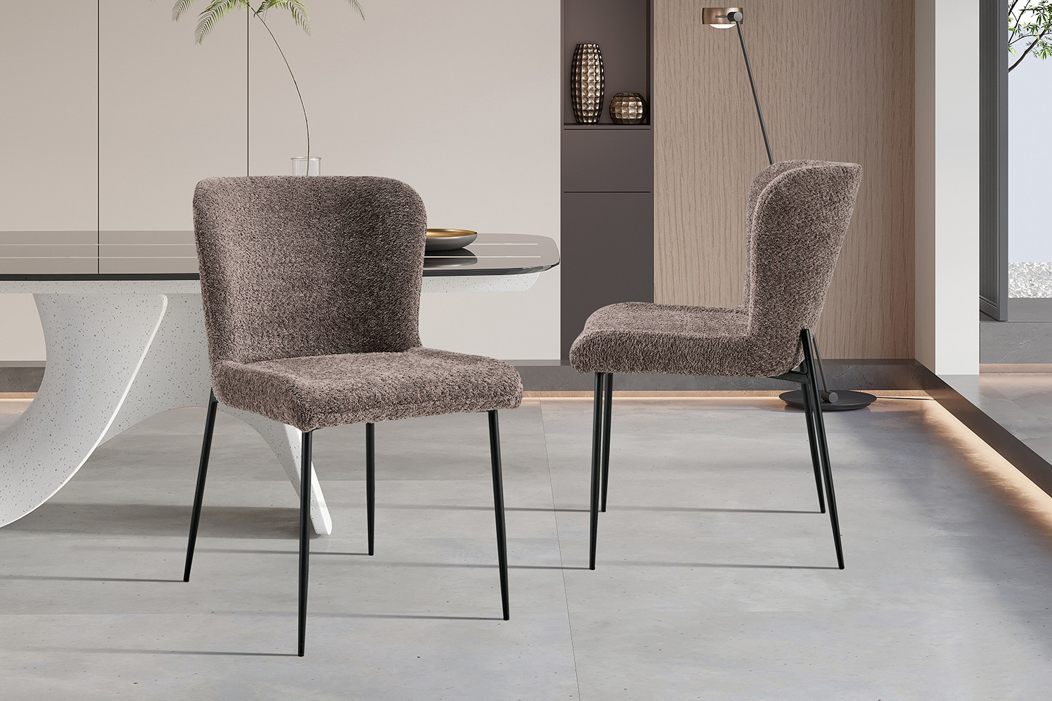 Image 1 for Stoel Lisa Bouclé Zand