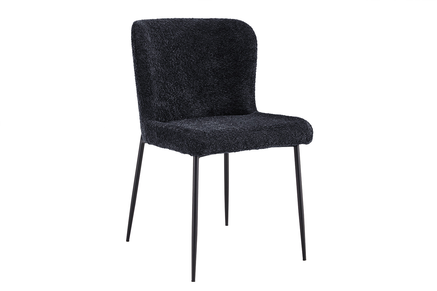 Image 4 for Stoel Lisa Bouclé Donkergrijs