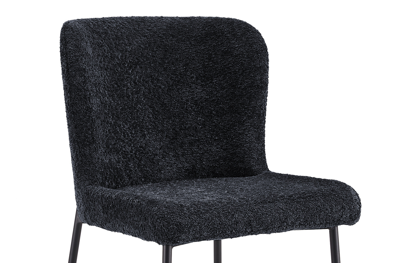 Image 7 for Stoel Lisa Bouclé Donkergrijs