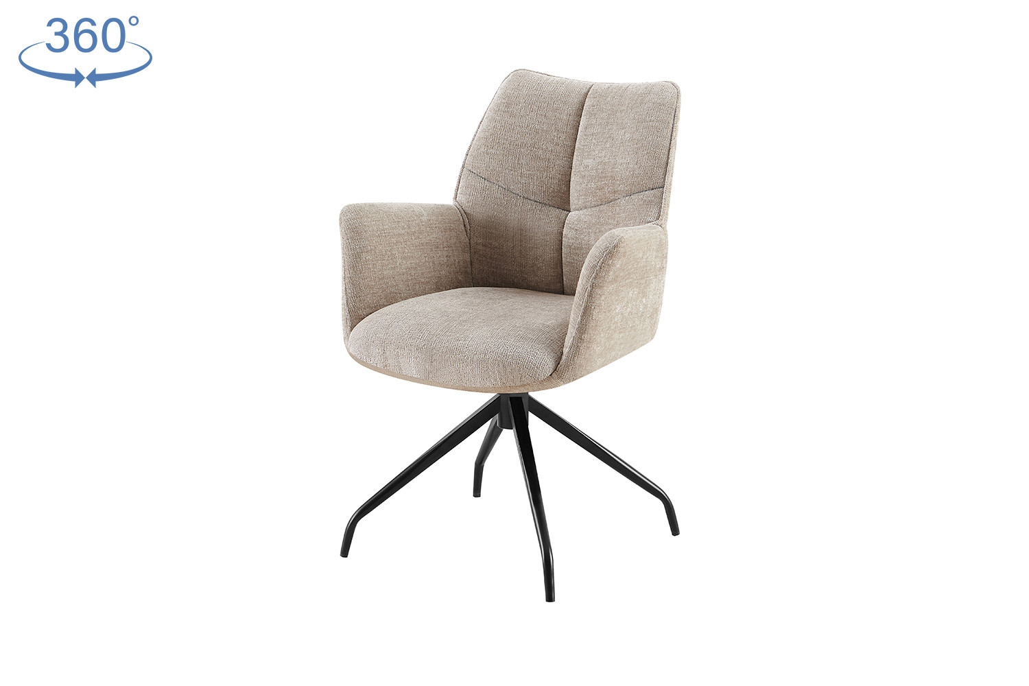 Image 5 for Stoel Lamor Draaibaar tot 0 Stof Davis Perfect Harmony 04 Zand