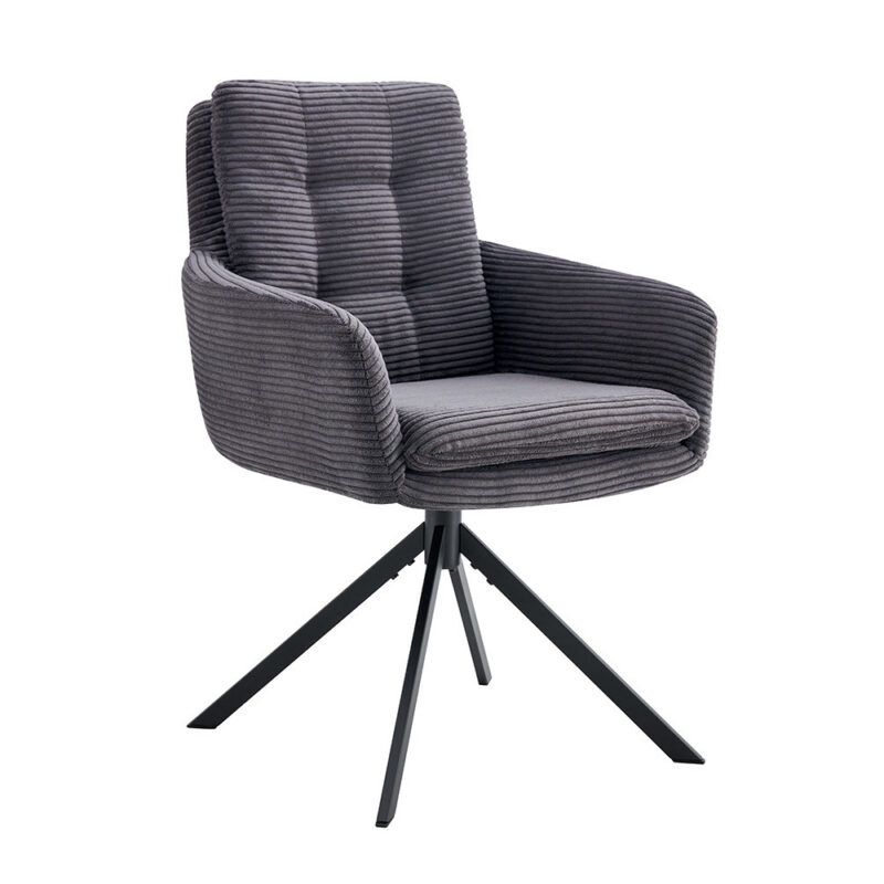Image 5 for SALE - Stoel Luna Draaibaar tot 0 Corduroy Fabb Hyper 16 Grijs