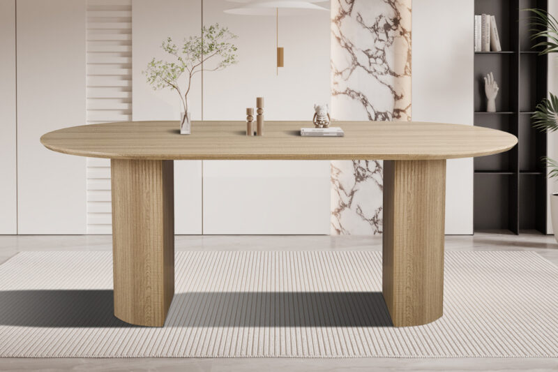 Image 2 for Tafel Lagos 200 cm Ovaal Decor Eik Naturel