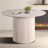 Image 2 for Tafel Lagos 120 cm Rond Decor Travertin Beige