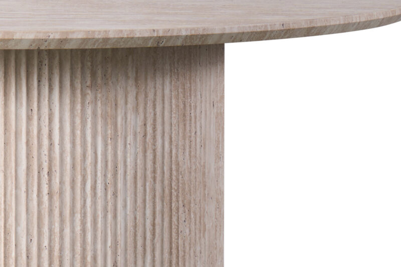 Image 5 for Tafel Lagos 120 cm Rond Decor Travertin Beige