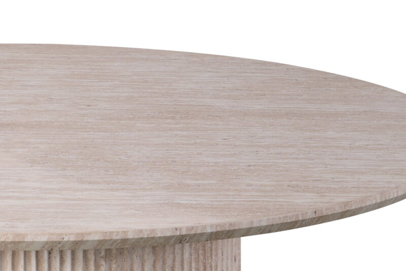 Image 6 for Tafel Lagos 120 cm Rond Decor Travertin Beige