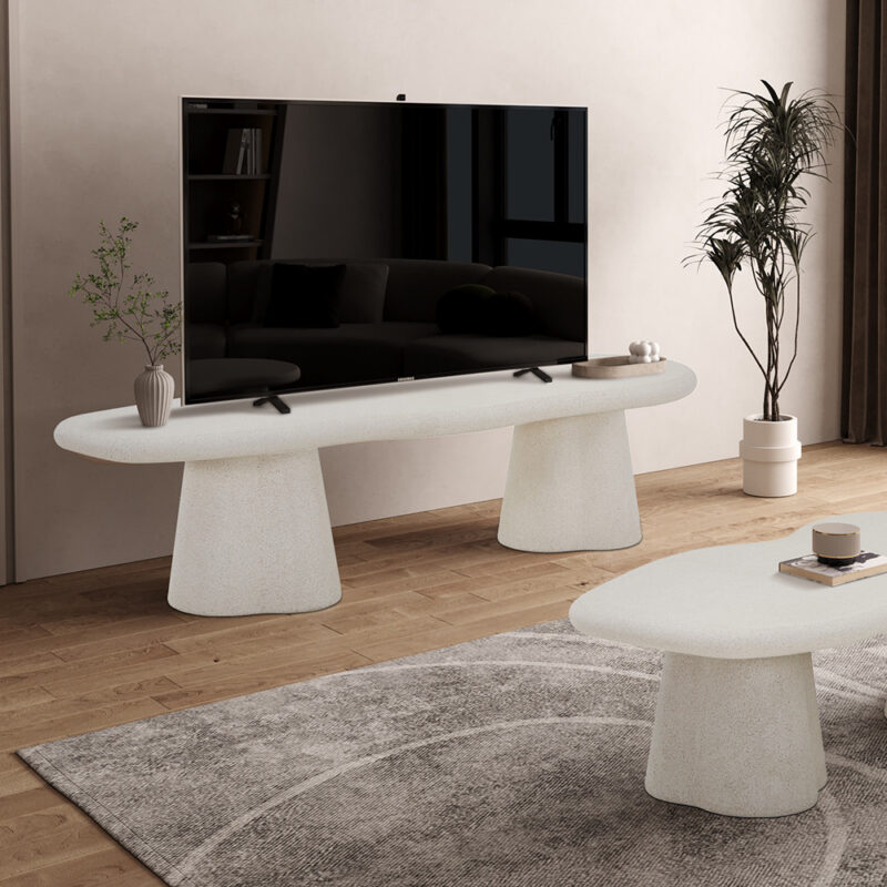 Image 3 for Tv-meubel Faro 160 cm Organisch Cement