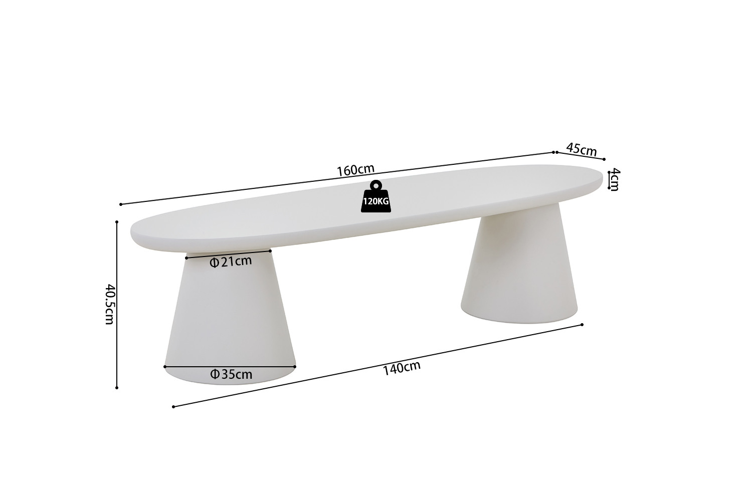 Image 10 for NEW - Tv-meubel Tavira 160 cm Cement Ecru