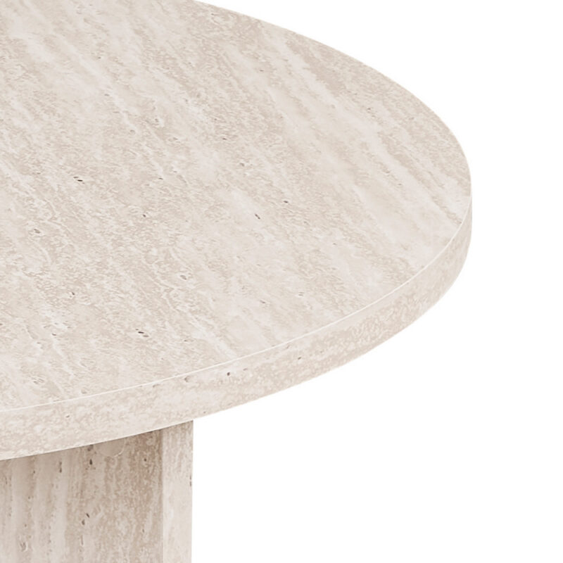 Image 6 for NEW - Salontafel Drasir Rond Decor Travertin Beige