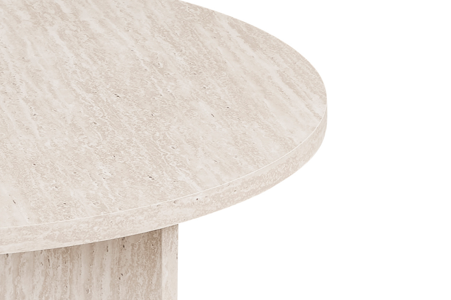 Image 6 for NEW - Salontafel Drasir Rond Decor Travertin Beige