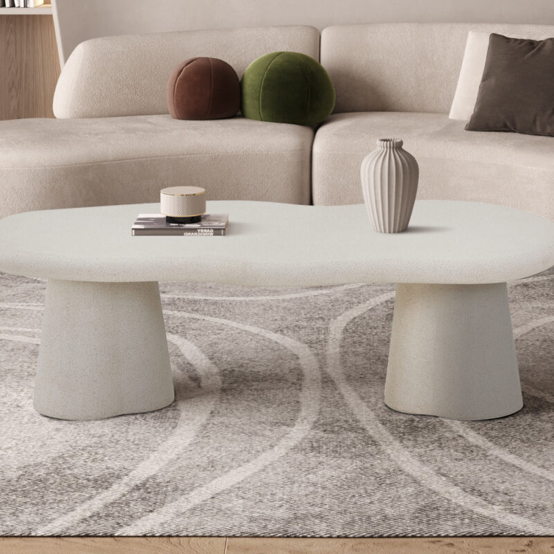 Image 1 for Salontafel Faro 130 cm Organisch Cement