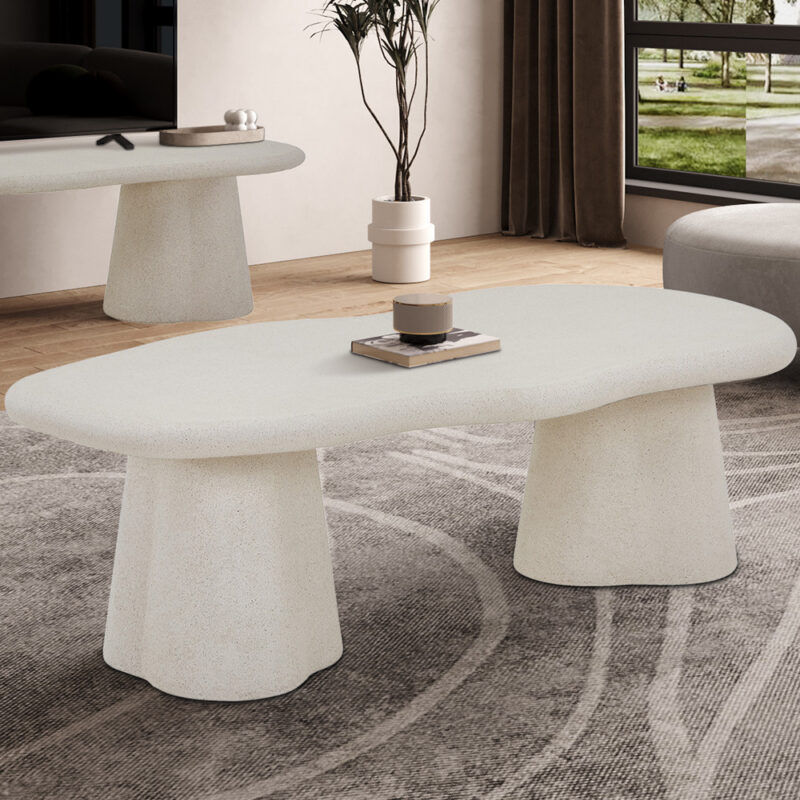 Image 2 for NEW - Salontafel Faro 130 cm Organisch Cement