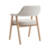 Image 8 for NEW - Stoel Coralie Massieve Eik Stof Ote Milan 103 Beige