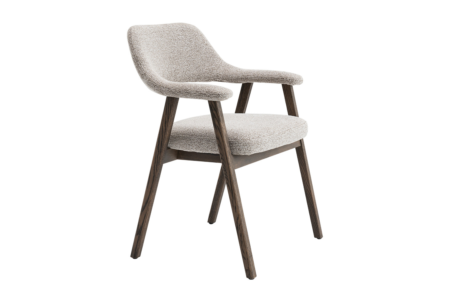 Image 5 for NEW - Stoel Coralie Gerookte Massieve Eik Stof Ote Milan 130 Zand