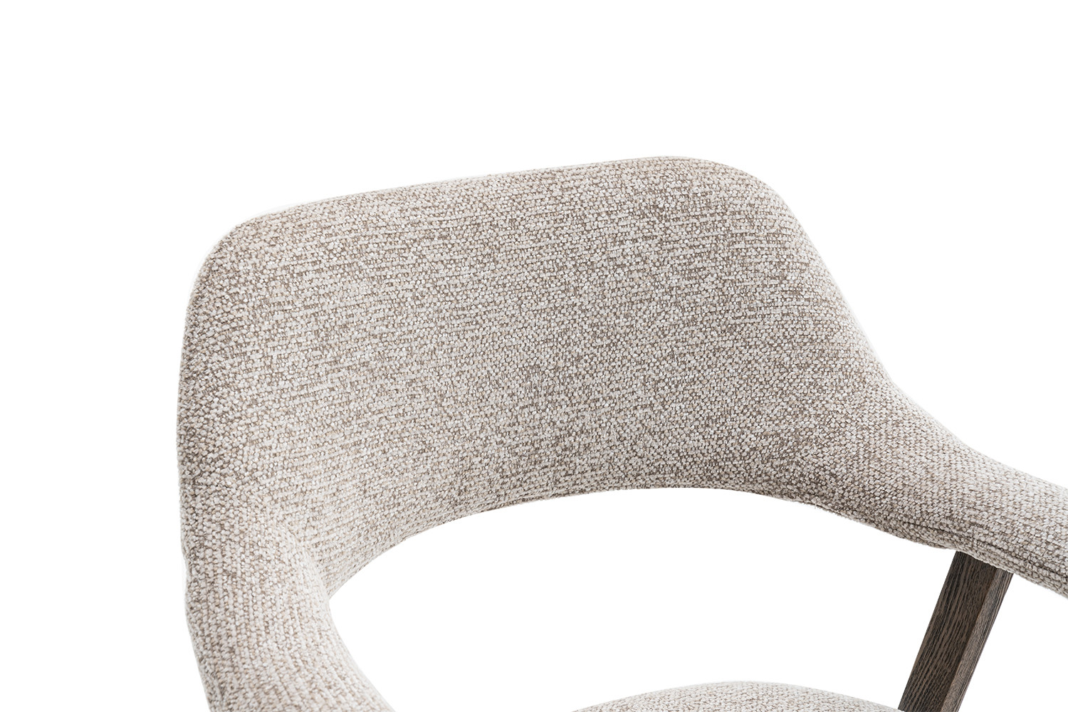 Image 10 for NEW - Stoel Coralie Gerookte Massieve Eik Stof Ote Milan 130 Zand