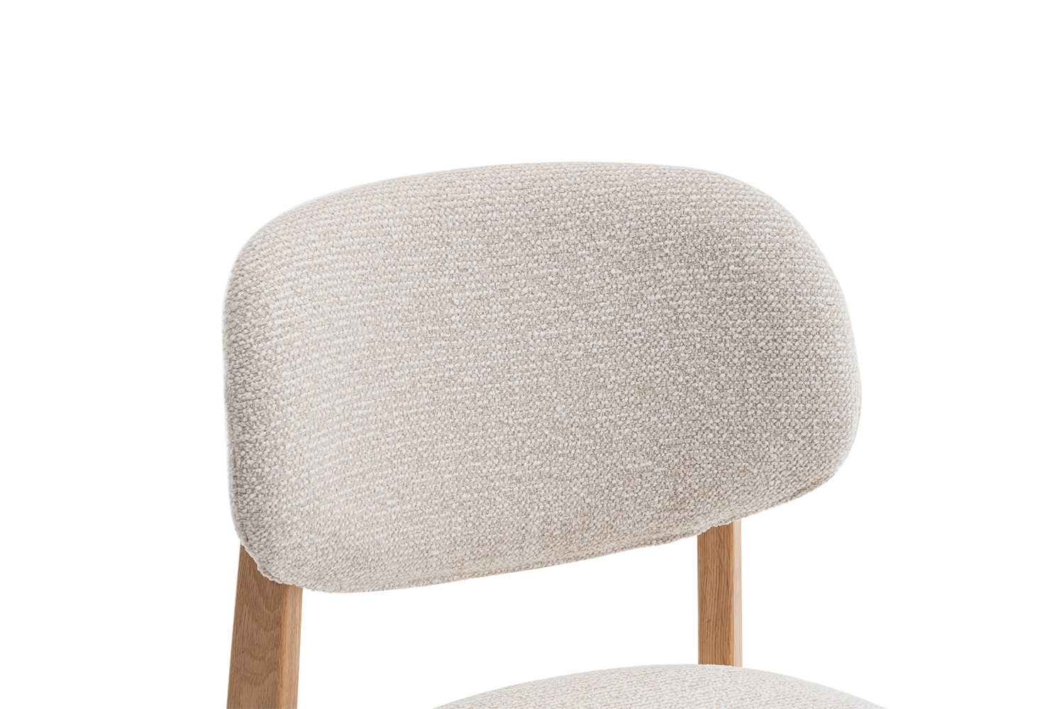 Image 16 for NEW - Stoel Carmen Massieve Eik Stof Ote Milan 103 Beige