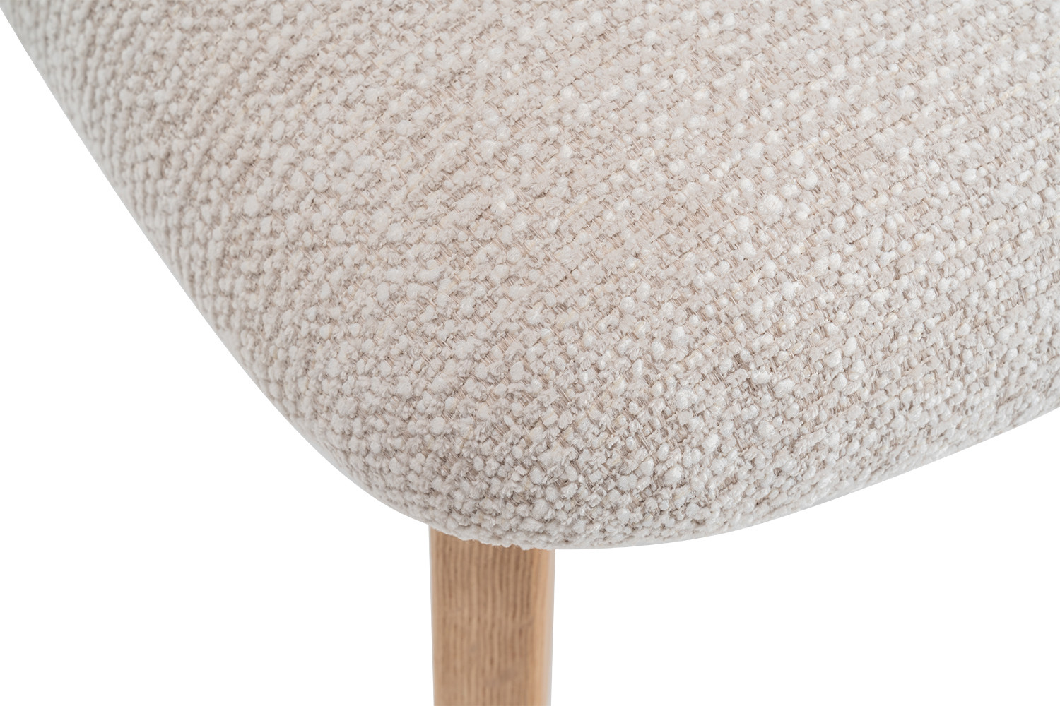 Image 17 for NEW - Stoel Carmen Massieve Eik Stof Ote Milan 103 Beige