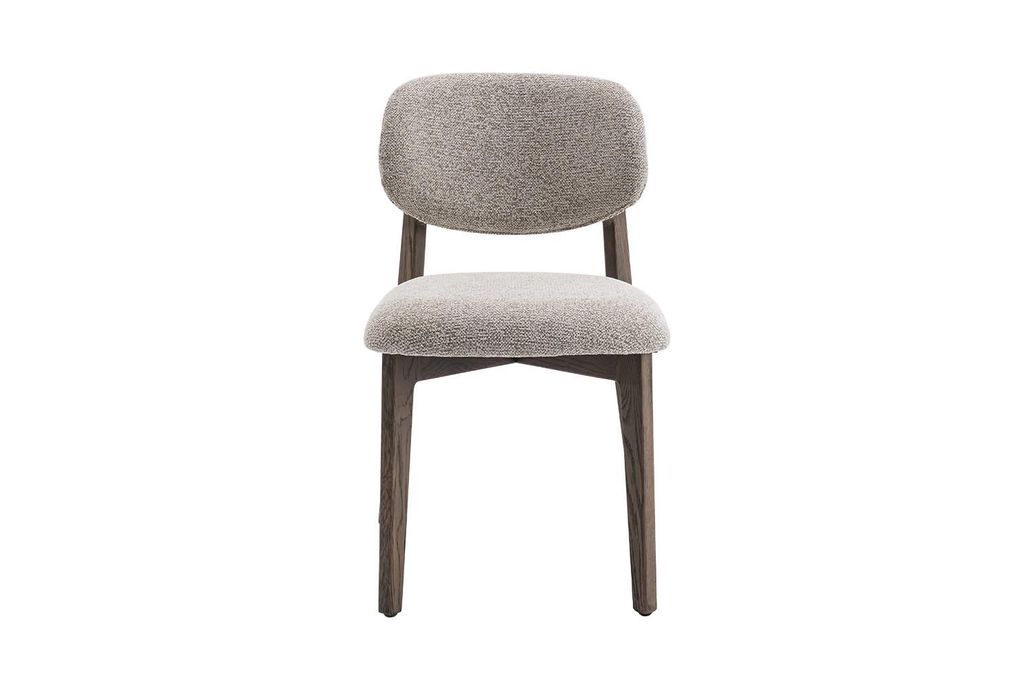 Image 4 for NEW - Stoel Carmen Gerookte Massieve Eik Stof Ote Milan 130 Zand