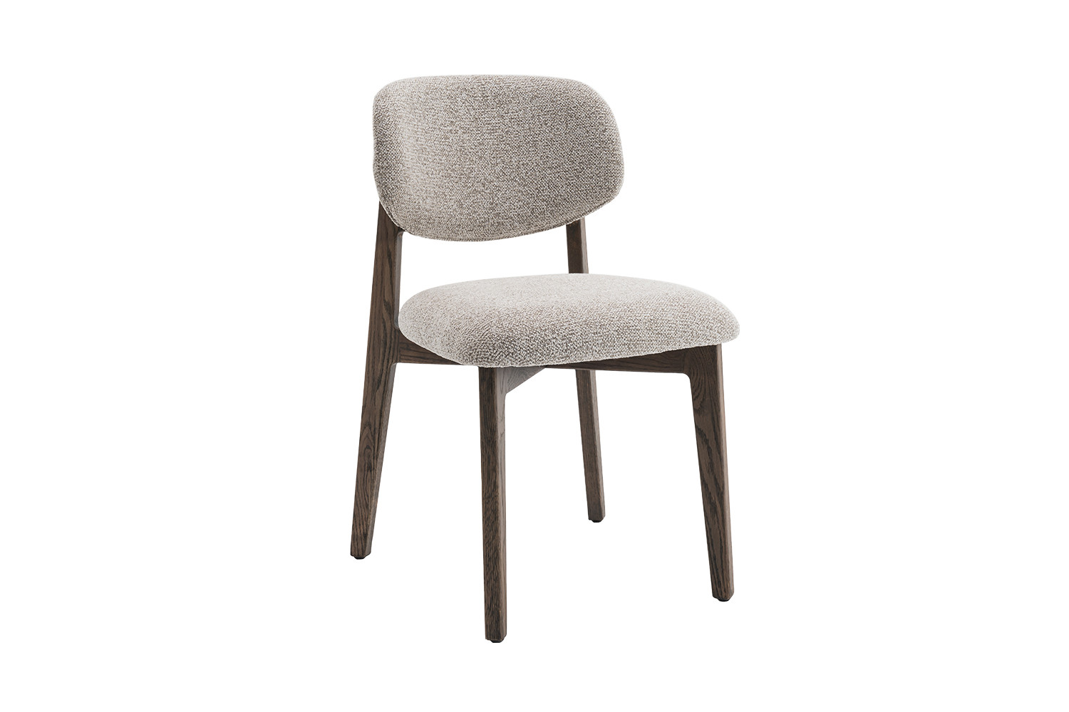 Image 5 for NEW - Stoel Carmen Gerookte Massieve Eik Stof Ote Milan 130 Zand