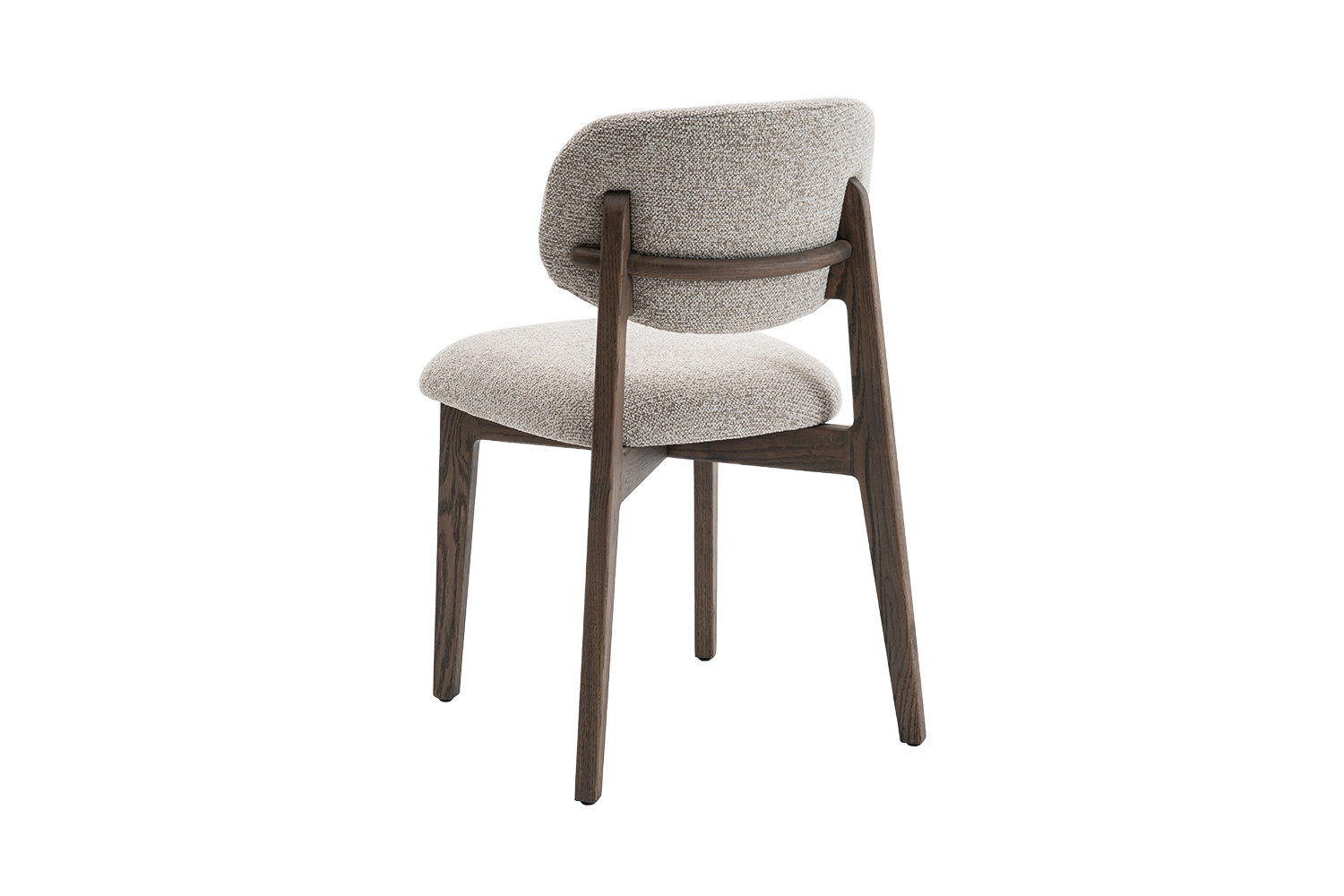 Image 8 for NEW - Stoel Carmen Gerookte Massieve Eik Stof Ote Milan 130 Zand