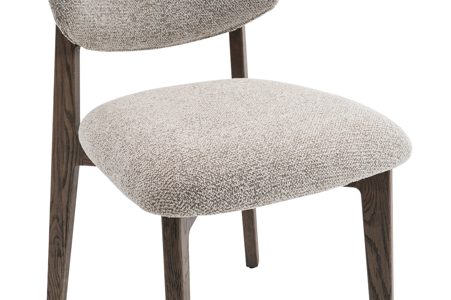 Image 11 for NEW - Stoel Carmen Gerookte Massieve Eik Stof Ote Milan 130 Zand