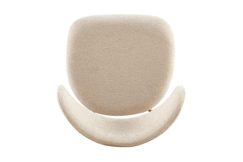 Image 8 for Stoel Coco Metalen onderstel Naturel - Stof Fabb Raven 24 Beige