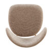 Image 8 for Stoel Coco Metalen onderstel Naturel - Stof Fabb Raven 30 Zand