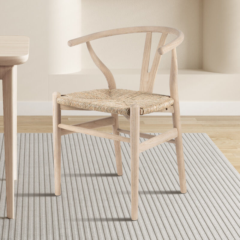 Image 2 for NEW - Stoel Bart Iepenhout met gevlochten zitting