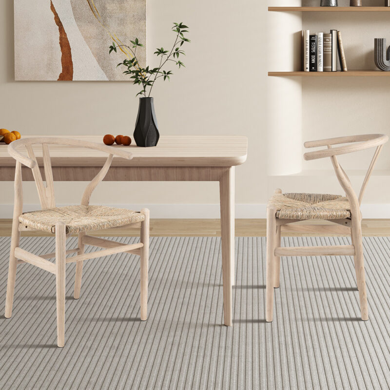 Image 3 for NEW - Stoel Bart Iepenhout met gevlochten zitting