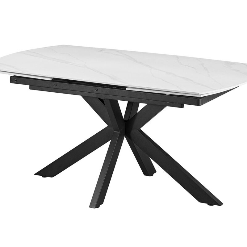 Image 7 for NEW - Uitschuifbare tafel Ares 160-240 cm Deens Ovaal Steen Wit