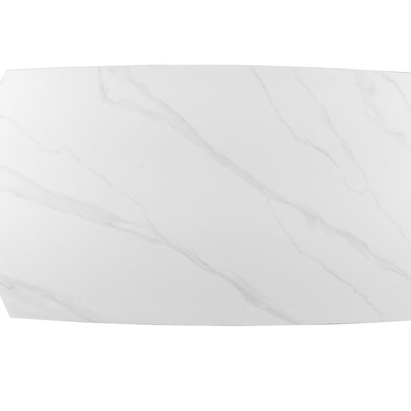 Image 8 for NEW - Uitschuifbare tafel Ares 160-240 cm Deens Ovaal Steen Wit