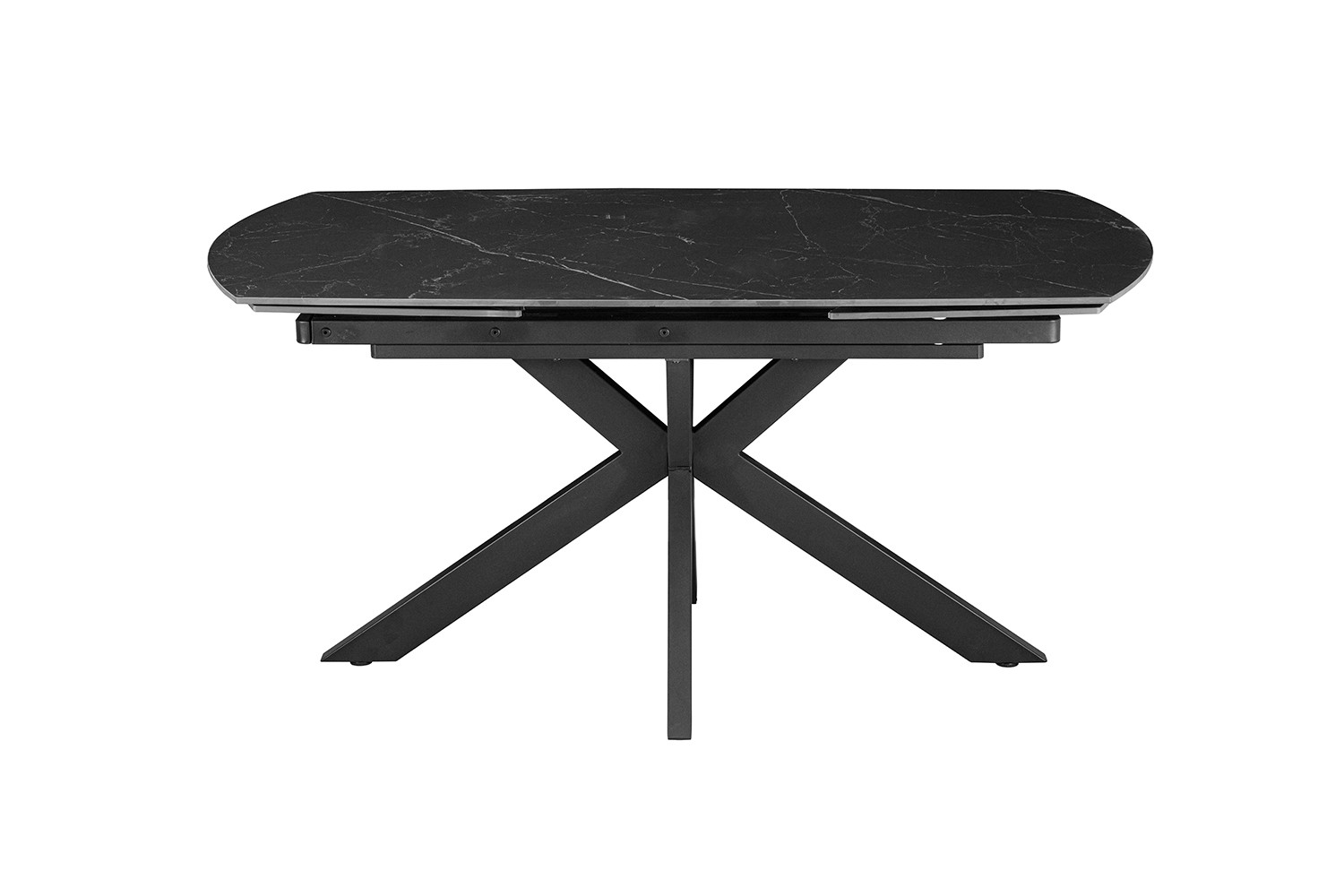 Image 6 for NEW - Uitschuifbare tafel Ares 160-240 cm Deens Ovaal Steen Zwart