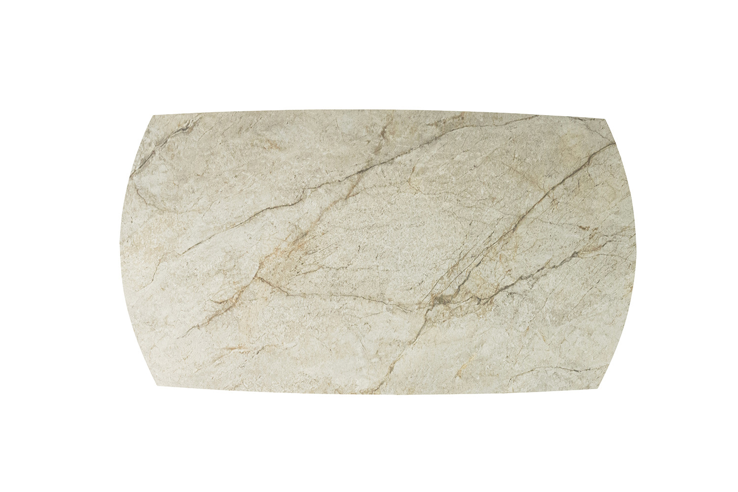 Image 8 for NEW -Uitschuifbare tafel Ares 160-240 cm Deens Ovaal Glanzend Steen Beige