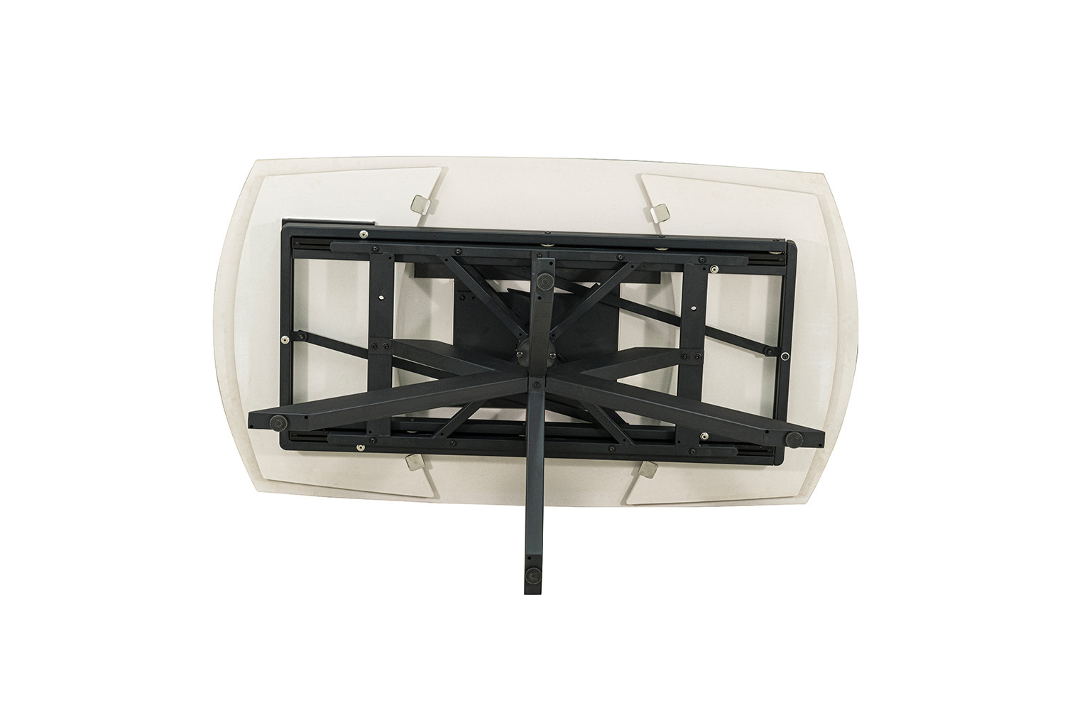 Image 9 for NEW -Uitschuifbare tafel Ares 160-240 cm Deens Ovaal Glanzend Steen Beige