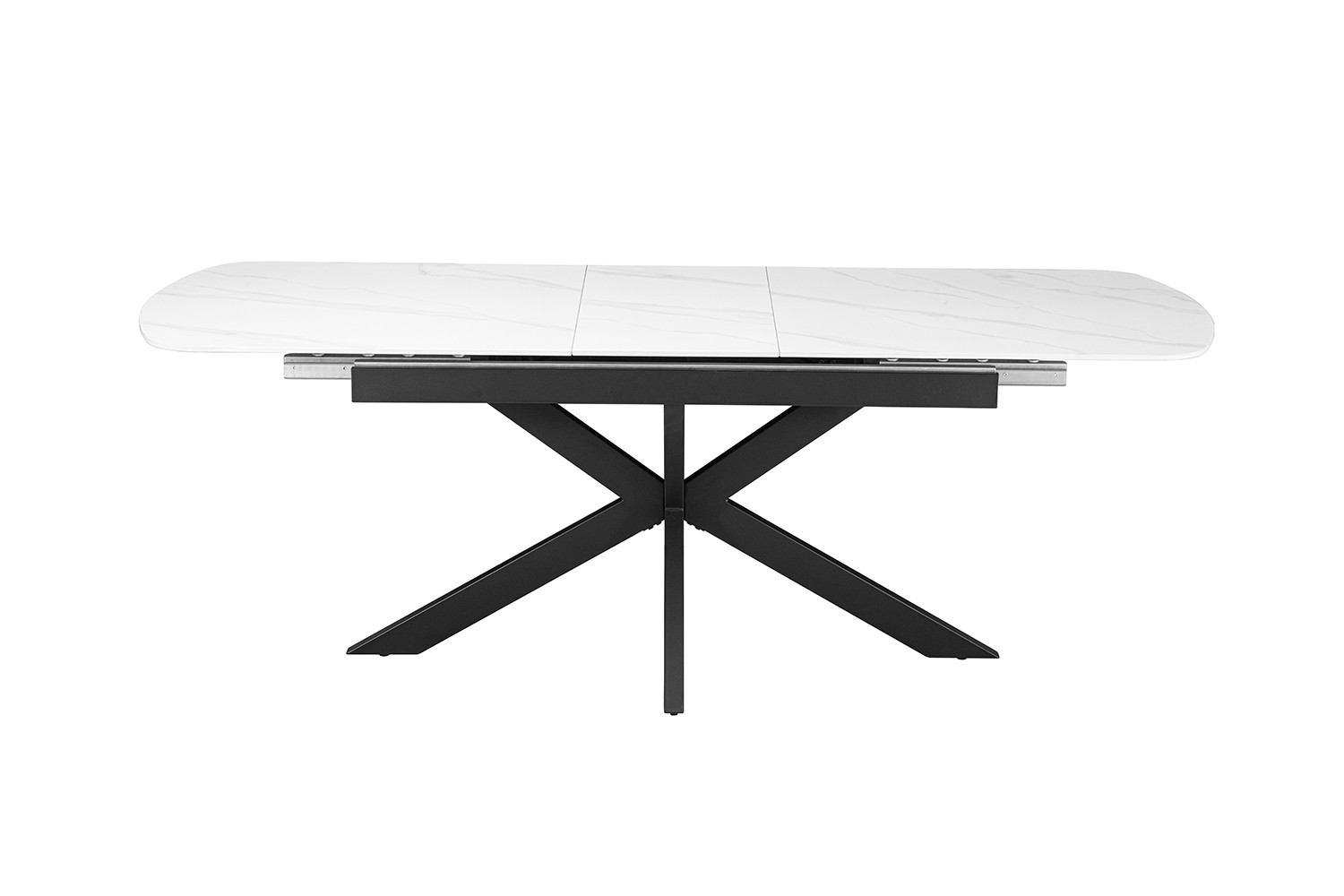 Image 4 for NEW - Uitschuifbare tafel Hestia 180-220 cm Deens Ovaal Steen Wit