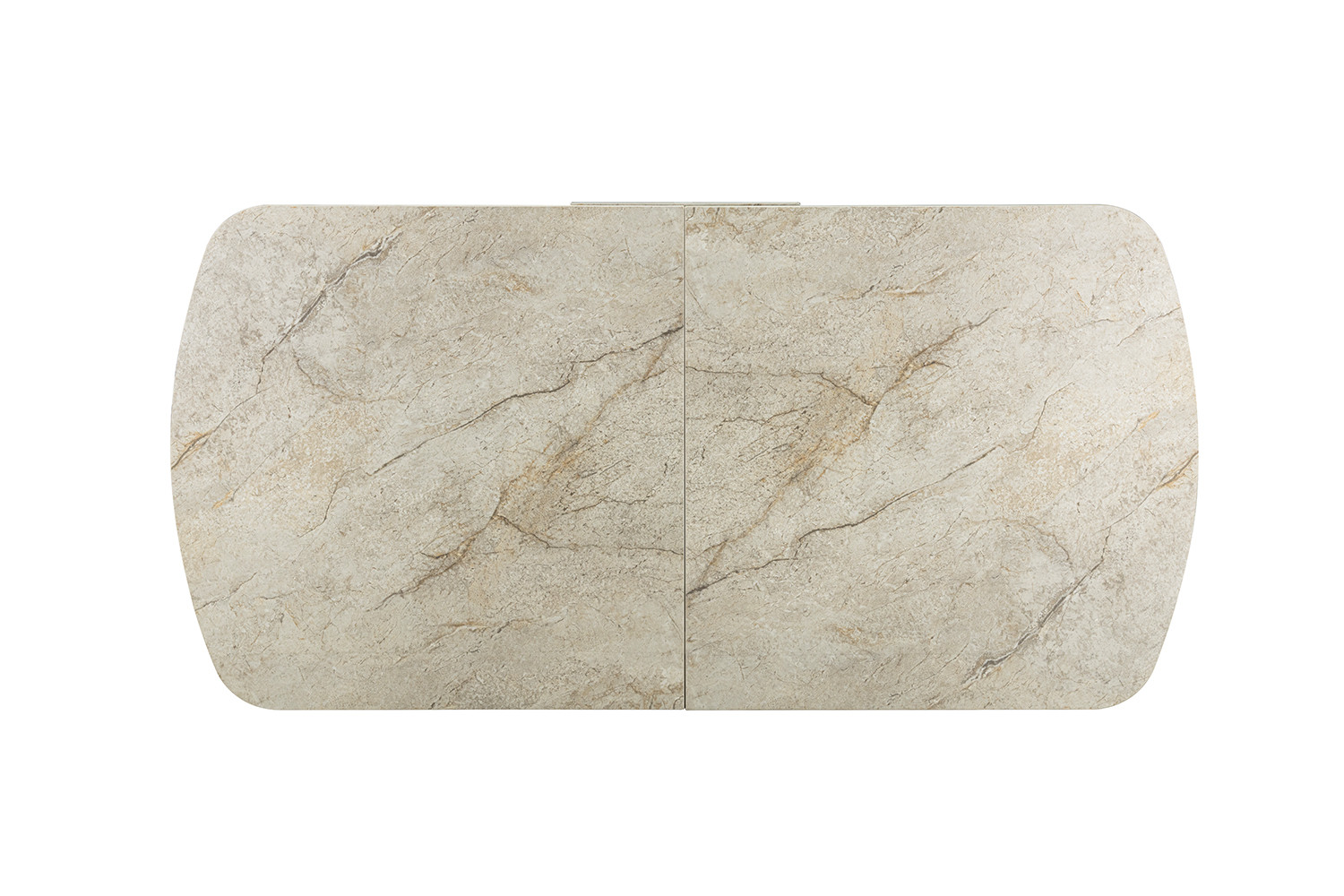 Image 8 for NEW -Uitschuifbare tafel Hestia 180-220 cm Deens Ovaal Glanz. Steen Beige