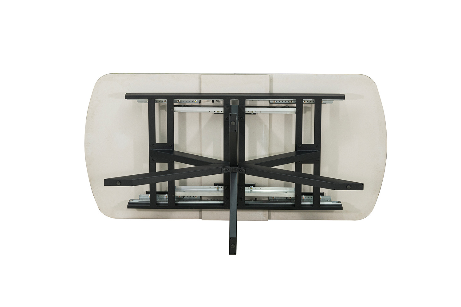 Image 9 for NEW -Uitschuifbare tafel Hestia 180-220 cm Deens Ovaal Glanz. Steen Beige