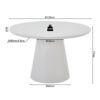 Image 9 for NEW - Tafel Tavira 120 cm Rond Cement Ecru