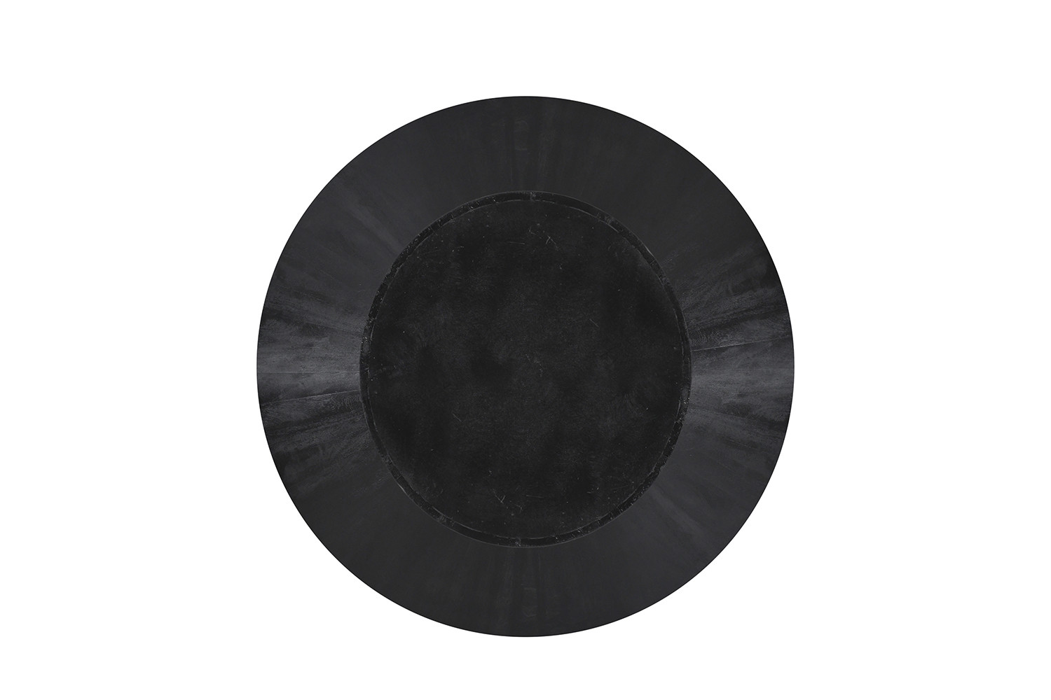 Image 7 for Tafel Tommy 130 cm Rond Mango hout Zwart