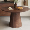 Image 2 for Tafel Tommy 130 cm Rond Mango hout Bruin